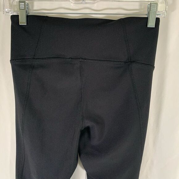 Under Armour Leggings Women's Small Black Pull On Stretchy Mid Rise - Picture 7 of 7